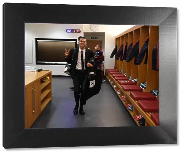 Arsenal's Dani Ceballos: Pre-Match Focus in the Changing Room (Arsenal vs Crystal Palace, 2019-20)