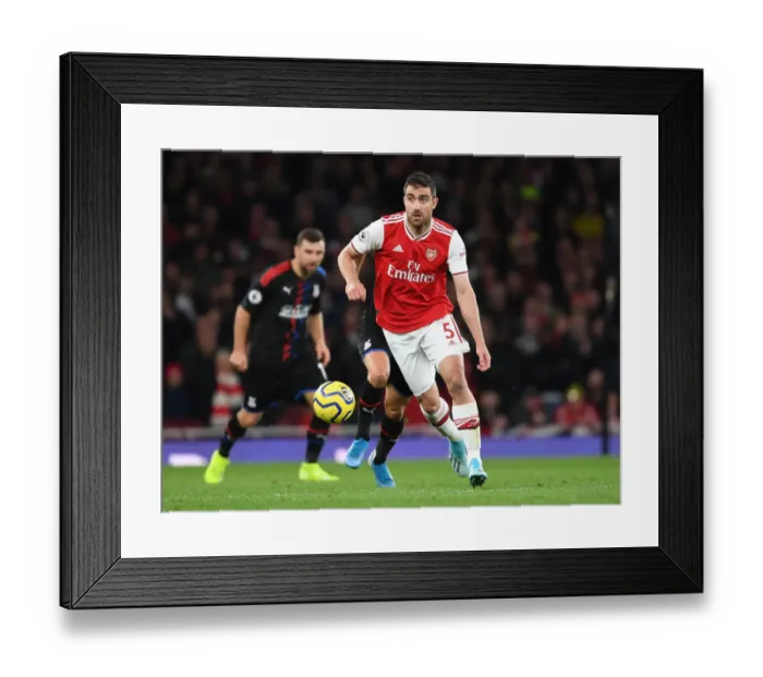 Framed Print : Arsenal vs Crystal Palace: Sokratis in Action at the Emirates Stadium (Premier League 2019-20) Framed Print : Arsenal vs Crystal Palace: Sokratis in Action at the Emirates Stadium (Premier League 2019-20)