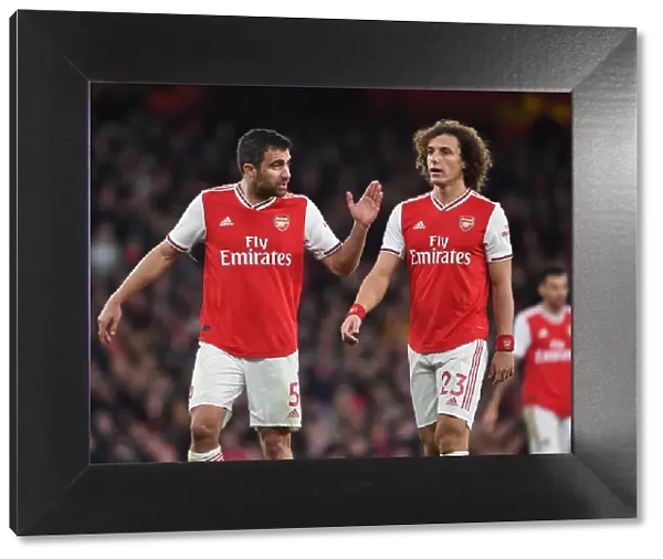 Arsenal's Sokratis and David Luiz: A Battle at Emirates Stadium - Arsenal vs Crystal Palace, Premier League 2019-20