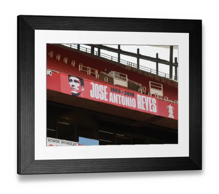Framed Print : Arsenal Honors Late Jose Antonio Reyes with Emotional Tribute vs Crystal Palace