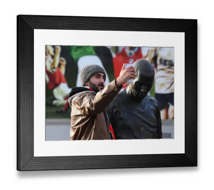 Framed Print : Arsenal vs. Crystal Palace: Excited Fans Gather at Emirates Stadium for Premier League Clash Framed Print : Arsenal vs. Crystal Palace: Excited Fans Gather at Emirates Stadium for Premier League Clash
