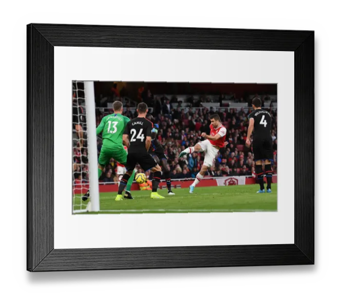 Framed Print : Sokratis Scores First Arsenal Goal: Arsenal vs. Crystal Palace, Premier League 2019-20