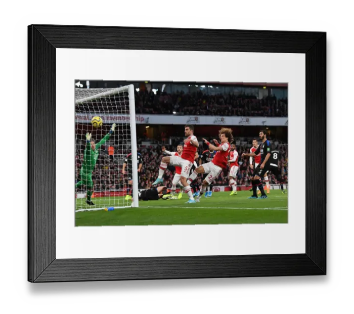 Framed Print : David Luiz Scores His Second: Arsenal's Victory Over Crystal Palace (2019-20) Framed Print : David Luiz Scores His Second: Arsenal's Victory Over Crystal Palace (2019-20)