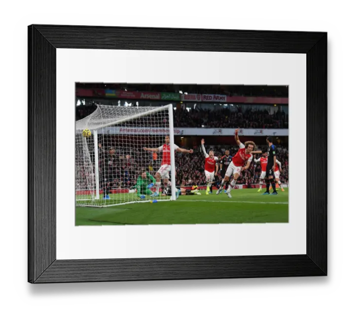 Framed Print : David Luiz Strikes Again: Arsenal's Winning Moment Against Crystal Palace (2019-20) Framed Print : David Luiz Strikes Again: Arsenal's Winning Moment Against Crystal Palace (2019-20)