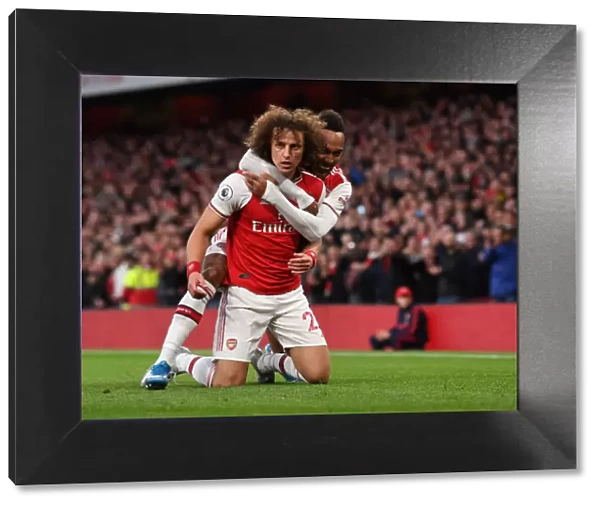 Arsenal: Double Trouble - Luiz and Aubameyang Celebrate Goals Against Crystal Palace (2019-20)