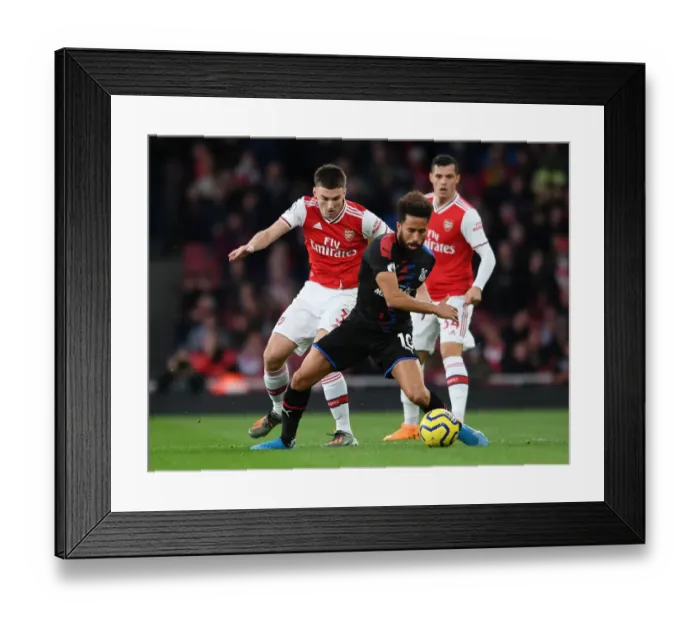 Framed Print : Arsenal vs Crystal Palace: Tierney vs Townsend - Premier League Clash at Emirates Stadium