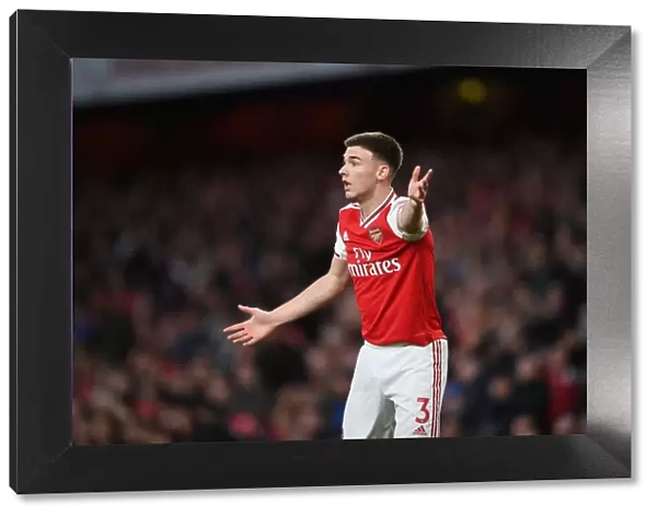 Arsenal's Kieran Tierney in Action: Arsenal vs Crystal Palace, Premier League 2019-20