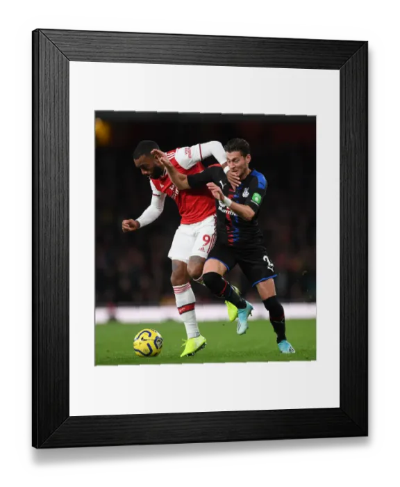 Framed Print : Lacazette vs. Ward: A Fierce Battle in the Arsenal vs. Crystal Palace Premier League Clash Framed Print : Lacazette vs. Ward: A Fierce Battle in the Arsenal vs. Crystal Palace Premier League Clash