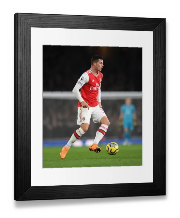 Framed Print : Granit Xhaka in Action: Arsenal vs. Crystal Palace, Premier League 2019-20 Framed Print : Granit Xhaka in Action: Arsenal vs. Crystal Palace, Premier League 2019-20