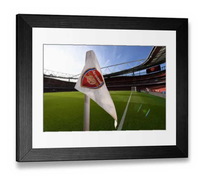 Framed Print : Arsenal vs Crystal Palace: Pre-Match Scene at Emirates Stadium, Premier League 2019-20