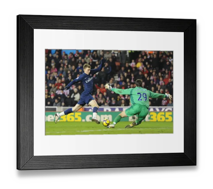 Framed Print : Bendtner's Brilliant Hat-Trick: Arsenal Crush Stoke 3-1 Framed Print : Bendtner's Brilliant Hat-Trick: Arsenal Crush Stoke 3-1