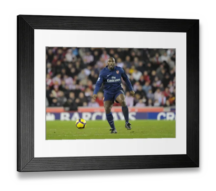 Framed Print : Sol Campbell (Arsenal). Stoke City 1: 3 Arsenal, Barclays Premier League Framed Print : Sol Campbell (Arsenal). Stoke City 1: 3 Arsenal, Barclays Premier League