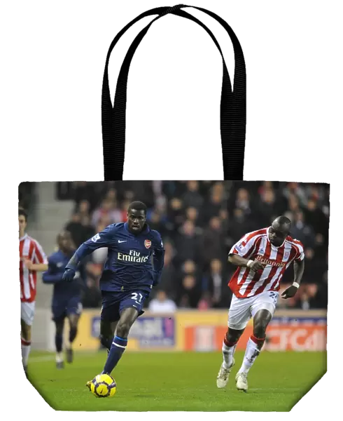 Emmanuel Eboue (Arsenal) Abdoulaye Faye (Stoke). Stoke City 1: 3 Arsenal