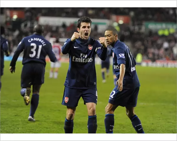 Cesc Fabregas's Brilliant Goal: Arsenal Crushes Stoke City 3-1 in Premier League