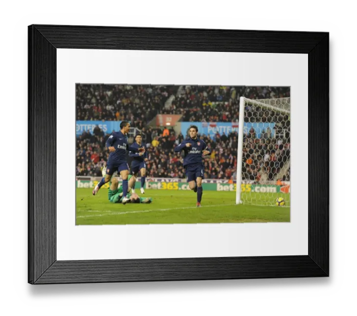 Framed Print : Cesc Fabregas's Brilliant Strike: Arsenal's Triumph over Stoke City (27 / 2 / 2010) Framed Print : Cesc Fabregas's Brilliant Strike: Arsenal's Triumph over Stoke City (27 / 2 / 2010)