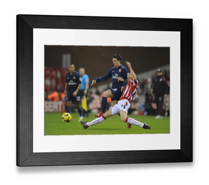 Framed Print : Samir Nasri's Brilliant Performance Leads Arsenal to 3-1 Victory Over Stoke City Framed Print : Samir Nasri's Brilliant Performance Leads Arsenal to 3-1 Victory Over Stoke City
