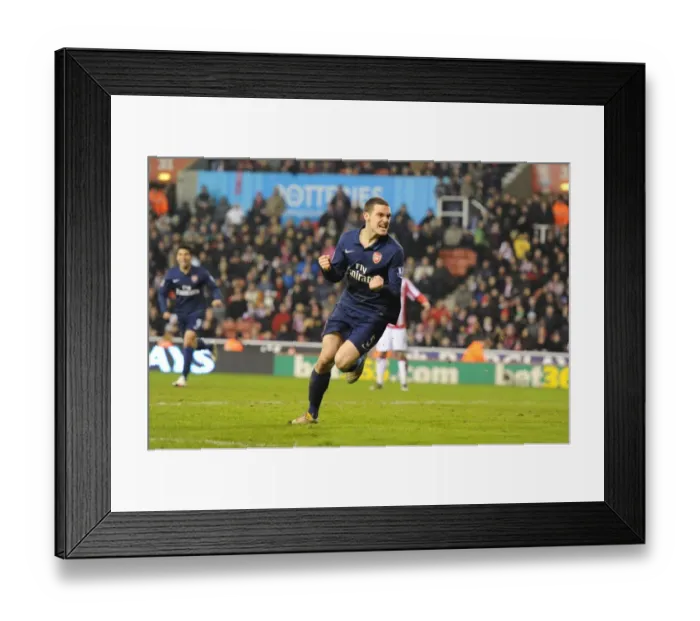 Framed Print : Thomas Vermaelen's Goal: Arsenal's 3rd against Stoke City in the Premier League, 2010 Framed Print : Thomas Vermaelen's Goal: Arsenal's 3rd against Stoke City in the Premier League, 2010