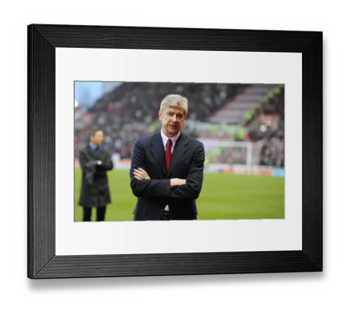 Framed Print : Arsene Wenger Leads Arsenal to Victory: Stoke City 1-3, Barclays Premier League Framed Print : Arsene Wenger Leads Arsenal to Victory: Stoke City 1-3, Barclays Premier League