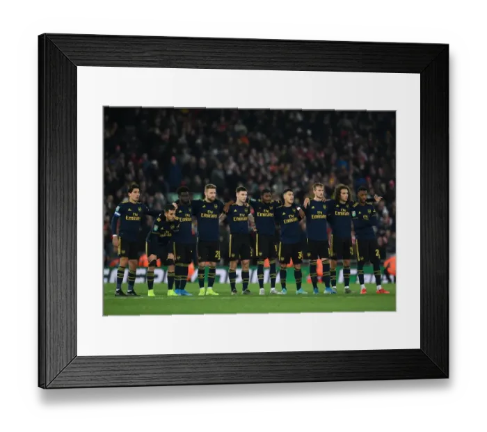 Framed Print : Arsenal vs Liverpool: Carabao Cup Showdown - Penalty Battle at Anfield