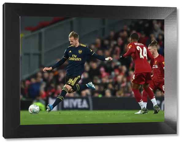 Rob Holding's Heroic Defensive Performance: Arsenal's Carabao Cup Battle at Anfield vs. Liverpool