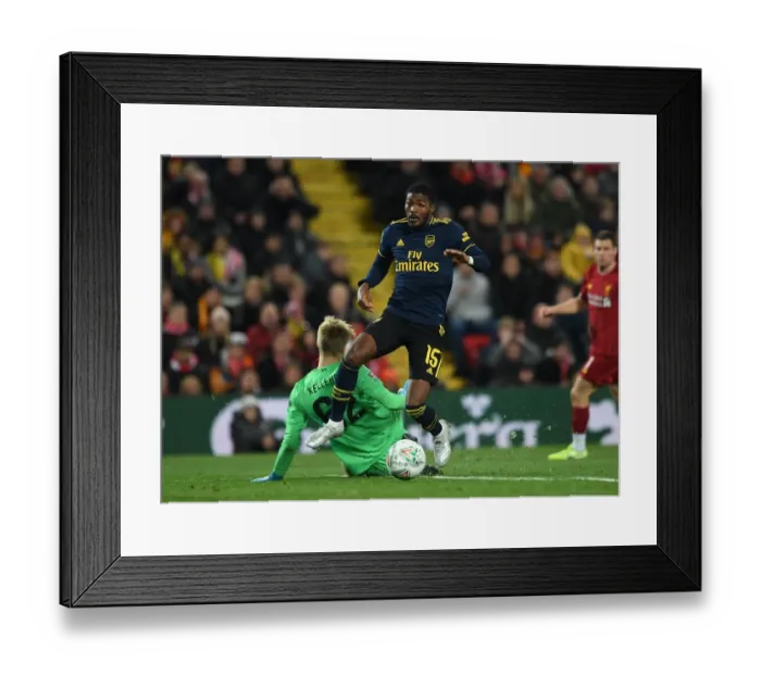 Framed Print : Ainsley Maitland-Niles Scores Stunner: Arsenal Stuns Liverpool in Carabao Cup Framed Print : Ainsley Maitland-Niles Scores Stunner: Arsenal Stuns Liverpool in Carabao Cup