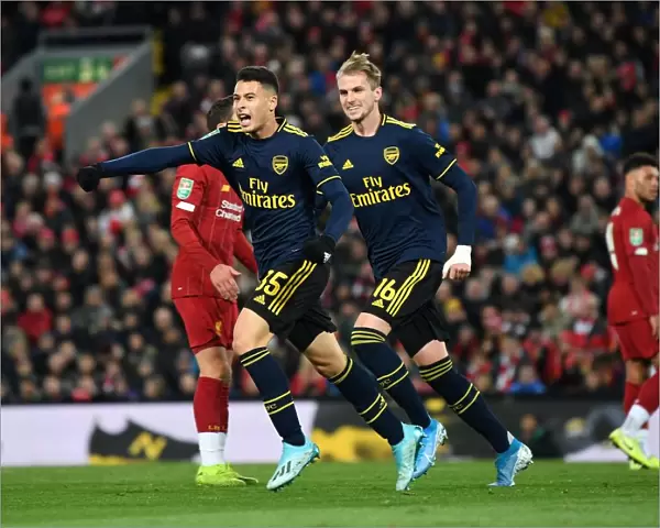 Martinelli's Brace: Arsenal Stuns Liverpool in Carabao Cup