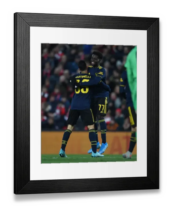 Framed Print : Martinelli and Saka's Stunning Goals: Arsenal's Historic Carabao Cup Upset at Anfield Framed Print : Martinelli and Saka's Stunning Goals: Arsenal's Historic Carabao Cup Upset at Anfield