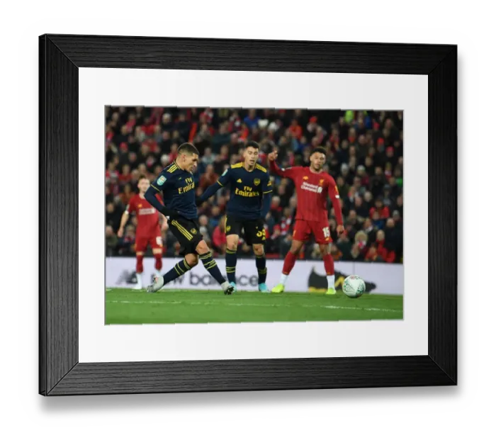 Framed Print : Torreira Scores First as Arsenal Upsets Liverpool in Carabao Cup Framed Print : Torreira Scores First as Arsenal Upsets Liverpool in Carabao Cup