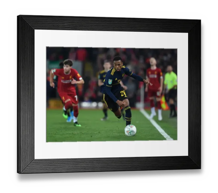 Framed Print : Carabao Cup Showdown: Liverpool vs. Arsenal - Joe Willock's Arsenal at Anfield Framed Print : Carabao Cup Showdown: Liverpool vs. Arsenal - Joe Willock's Arsenal at Anfield