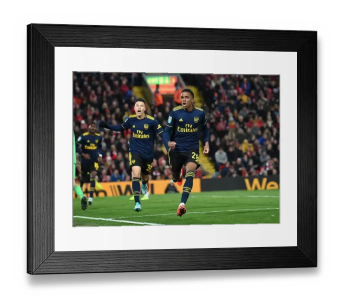Framed Print : Five-Goal Thriller: Joe Willock's Brace Leads Arsenal's Carabao Cup Victory Over Liverpool Framed Print : Five-Goal Thriller: Joe Willock's Brace Leads Arsenal's Carabao Cup Victory Over Liverpool