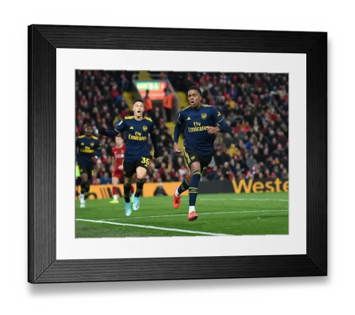 Framed Print : Arsenal's Dramatic 5-5 Comeback: Joe Willock's Brace at Anfield - Carabao Cup 2019-20 Framed Print : Arsenal's Dramatic 5-5 Comeback: Joe Willock's Brace at Anfield - Carabao Cup 2019-20