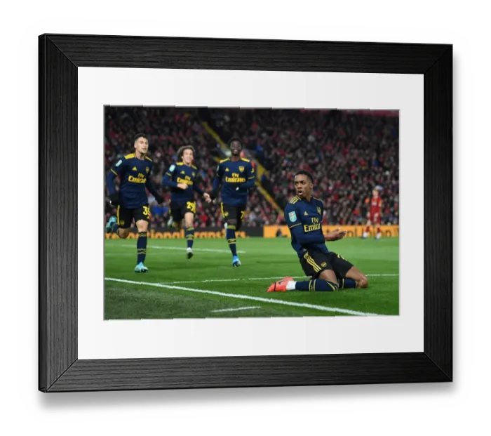 Framed Print : Joe Willock's Hat-Trick: Arsenal's 5-5 Thriller at Anfield - Carabao Cup 2019-20 Framed Print : Joe Willock's Hat-Trick: Arsenal's 5-5 Thriller at Anfield - Carabao Cup 2019-20