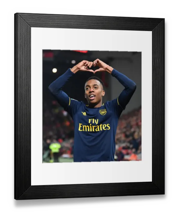 Framed Print : Joe Willock's Brace: Arsenal's 5-5 Thriller at Anfield - Carabao Cup 2019-20 Framed Print : Joe Willock's Brace: Arsenal's 5-5 Thriller at Anfield - Carabao Cup 2019-20