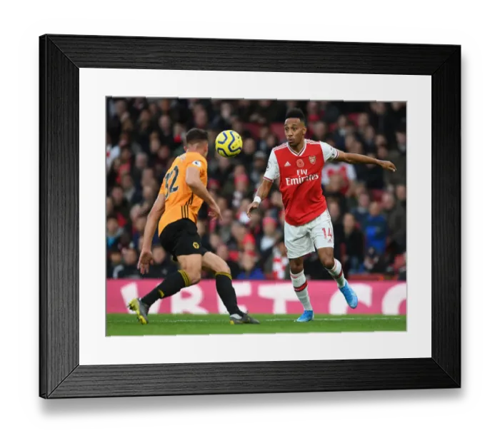 Framed Print : Arsenal vs. Wolverhampton Wanderers: Premier League Clash at Emirates Stadium (November 2019)