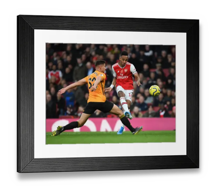 Framed Print : Arsenal vs. Wolverhampton Wanderers: Premier League Clash at Emirates Stadium (November 2019)