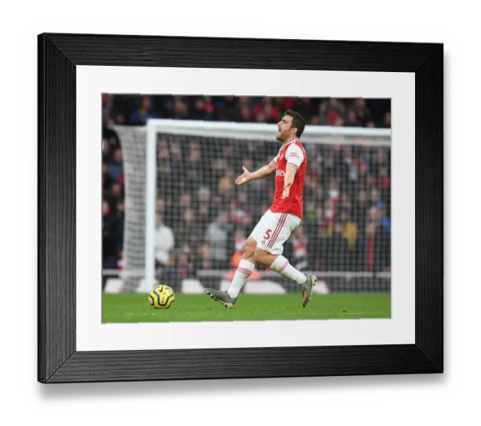 Framed Print : Sokratis in Action: Arsenal vs. Wolverhampton Wanderers (Premier League 2019-20) Framed Print : Sokratis in Action: Arsenal vs. Wolverhampton Wanderers (Premier League 2019-20)