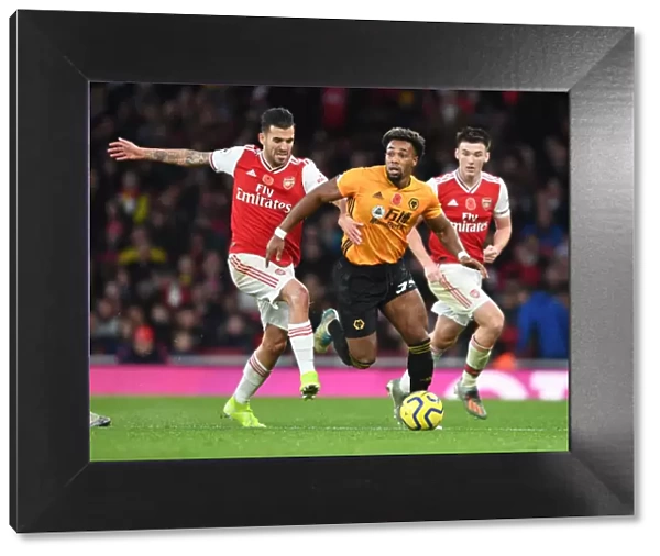 Intense Rivalry: Arsenal vs. Wolverhampton Wanderers at Emirates Stadium (Premier League 2019-20)