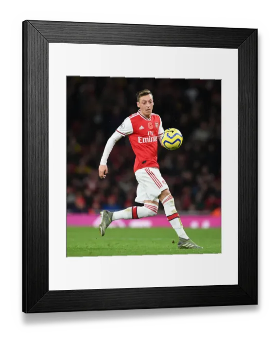 Framed Print : Mesut Ozil: Arsenal vs. Wolverhampton Wanderers, Premier League 2019-20 Framed Print : Mesut Ozil: Arsenal vs. Wolverhampton Wanderers, Premier League 2019-20