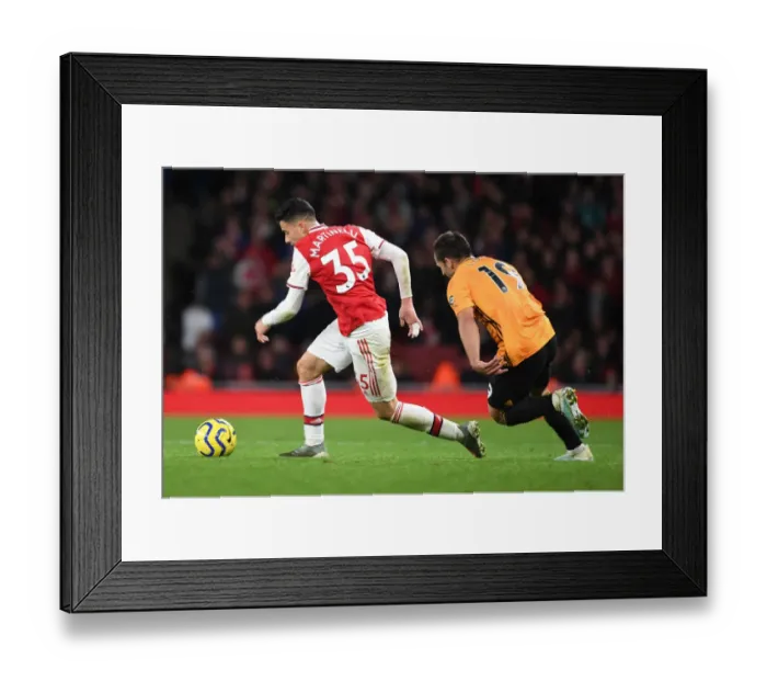 Framed Print : Arsenal vs. Wolverhampton Wanderers: Premier League Clash at Emirates Stadium (November 2019)