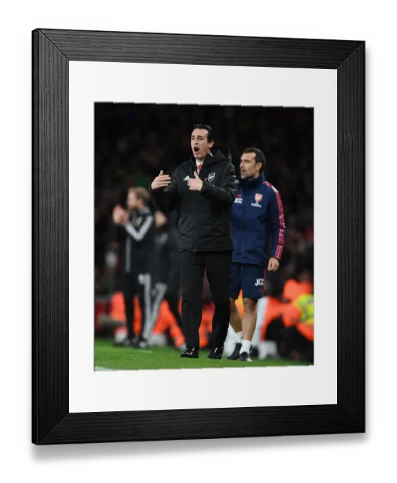Framed Print : Unai Emery's Determination: Arsenal vs. Wolverhampton Wanderers in the Premier League Framed Print : Unai Emery's Determination: Arsenal vs. Wolverhampton Wanderers in the Premier League