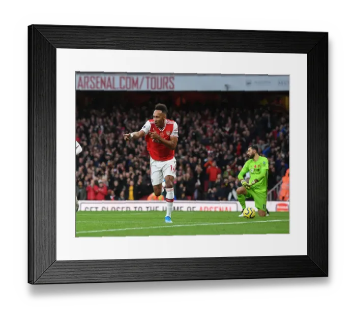 Framed Print : Aubameyang's Stunning Goal: Arsenal Secures Victory over Wolverhampton Wanderers, Premier League 2019-20 Framed Print : Aubameyang's Stunning Goal: Arsenal Secures Victory over Wolverhampton Wanderers, Premier League 2019-20