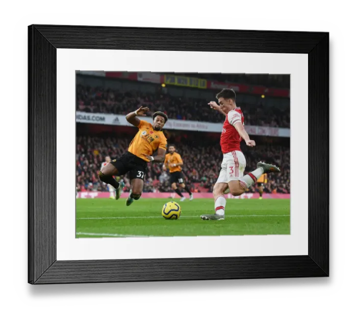 Framed Print : Arsenal vs. Wolverhampton Wanderers: Premier League Clash at Emirates Stadium (November 2019)