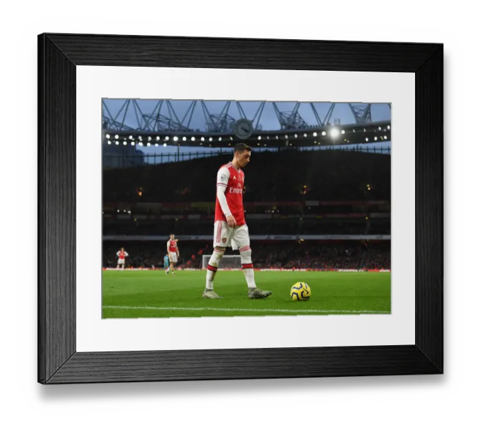 Framed Print : Arsenal's Ozil Faces Wolverhampton Wanderers in Premier League Showdown Framed Print : Arsenal's Ozil Faces Wolverhampton Wanderers in Premier League Showdown