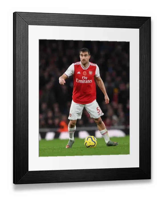 Framed Print : Arsenal's Sokratis in Action against Wolverhampton Wanderers, Premier League 2019-20 Framed Print : Arsenal's Sokratis in Action against Wolverhampton Wanderers, Premier League 2019-20