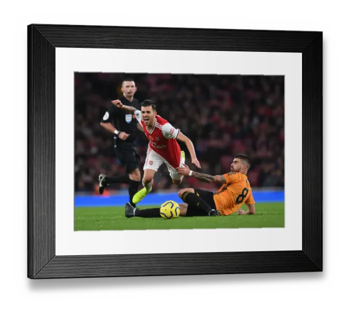 Framed Print : Intense Rivalry: Ceballos vs. Neves Battle in Arsenal vs. Wolverhampton Premier League Clash Framed Print : Intense Rivalry: Ceballos vs. Neves Battle in Arsenal vs. Wolverhampton Premier League Clash