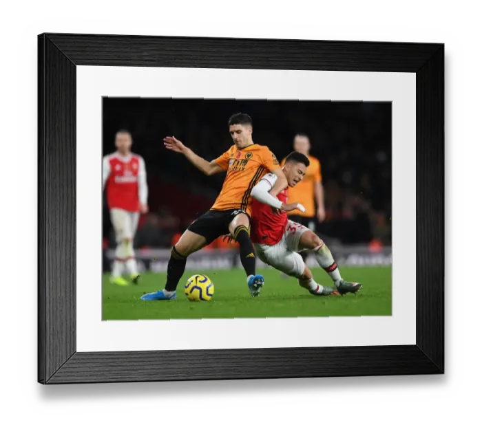 Framed Print : Arsenal vs. Wolverhampton Wanderers: A Premier League Showdown at Emirates Stadium