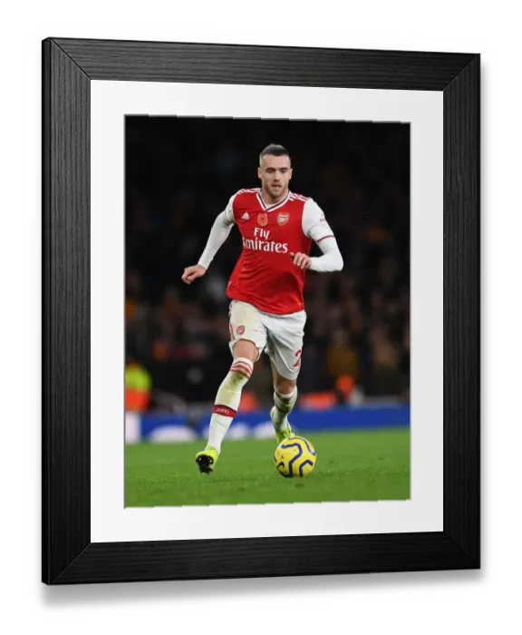 Framed Print : Calum Chambers Unyielding Display: Arsenal vs. Wolverhampton Wanderers (Premier League, 2019) Framed Print : Calum Chambers Unyielding Display: Arsenal vs. Wolverhampton Wanderers (Premier League, 2019)