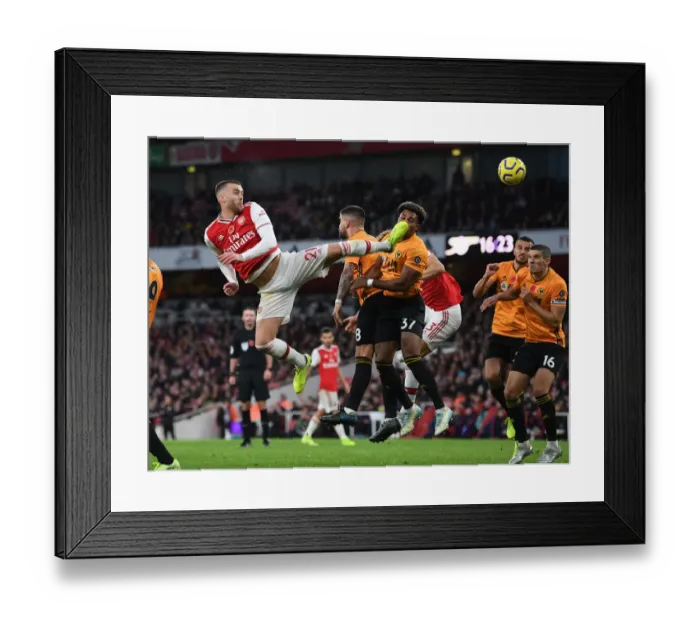 Framed Print : Calum Chambers in Action: Arsenal vs. Wolverhampton Wanderers, Premier League 2019-20 Framed Print : Calum Chambers in Action: Arsenal vs. Wolverhampton Wanderers, Premier League 2019-20
