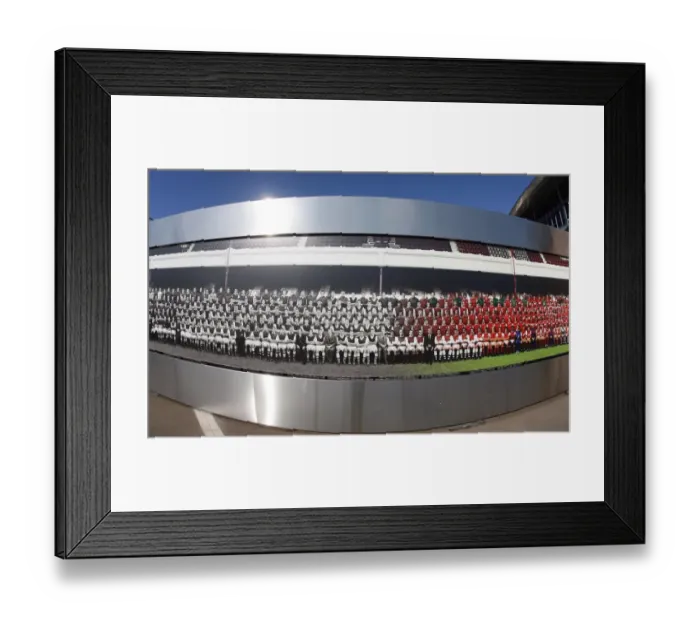 Framed Print : Winter's Embrace at Arsenal: A Frosty Emirates Stadium, March 1, 2010 Framed Print : Winter's Embrace at Arsenal: A Frosty Emirates Stadium, March 1, 2010