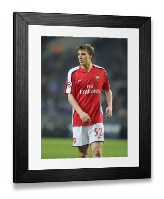 Framed Print : Nicklas Bendtner (Arsenal). FC Porto 2: 1 Arsenal, UEFA Champions League Framed Print : Nicklas Bendtner (Arsenal). FC Porto 2: 1 Arsenal, UEFA Champions League